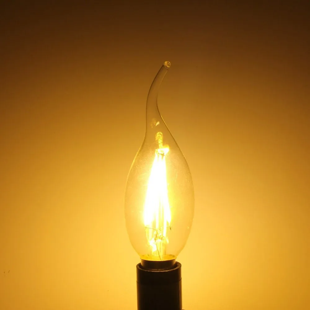 Edison lâmpada de filamento retro, lâmpada LED