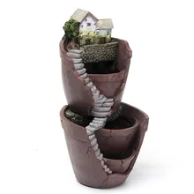 Tenozek Sky Garden Micro Landscape Flower Pot Planter Bonsai Succulents Plants Garden Pots