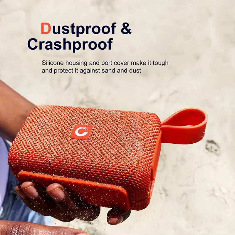 Comprar DOSS E go Outdoor IPX6 altavoz impermeable Mini Bluetooth altavoz portátil inalámbrico altavoz de ducha soporte TF AUX USB para iPhone