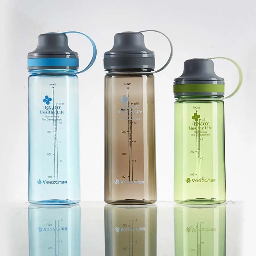 Shaker Water Bottle PP Material Drinkware Bicycle Camping Hiking My