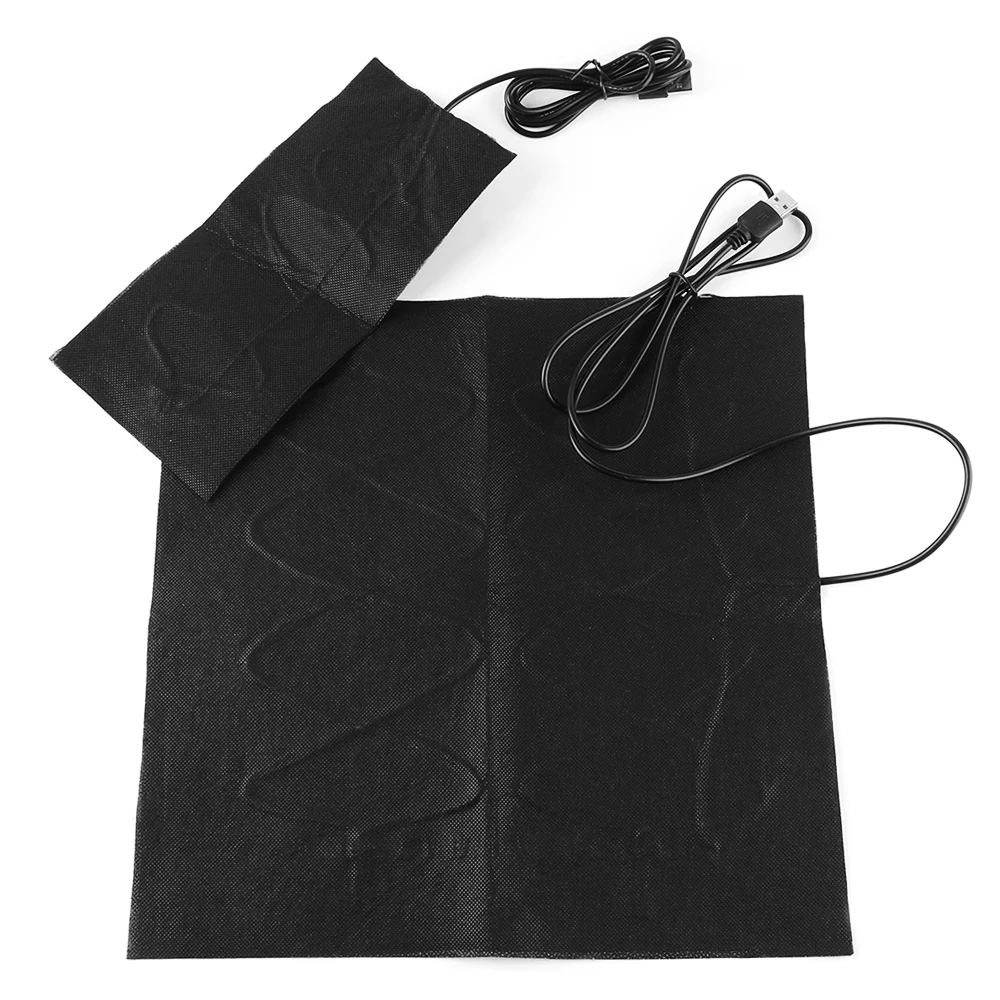 

1PC Carbon Fiber Heating Pad USB Heated Plate Jacket Coat Vest Clothing Accessories Winter Warm Back Neck Fast-Heating