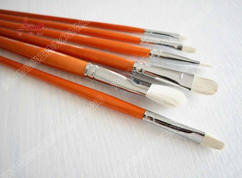 Kuretake Horse Hair Paint Brushes - Set Of 3 Quality Art Brushes For Painting