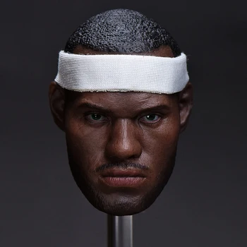 

1/6 Famous Star Lebron James Head with Headgear for 12 Inches Female Bodies