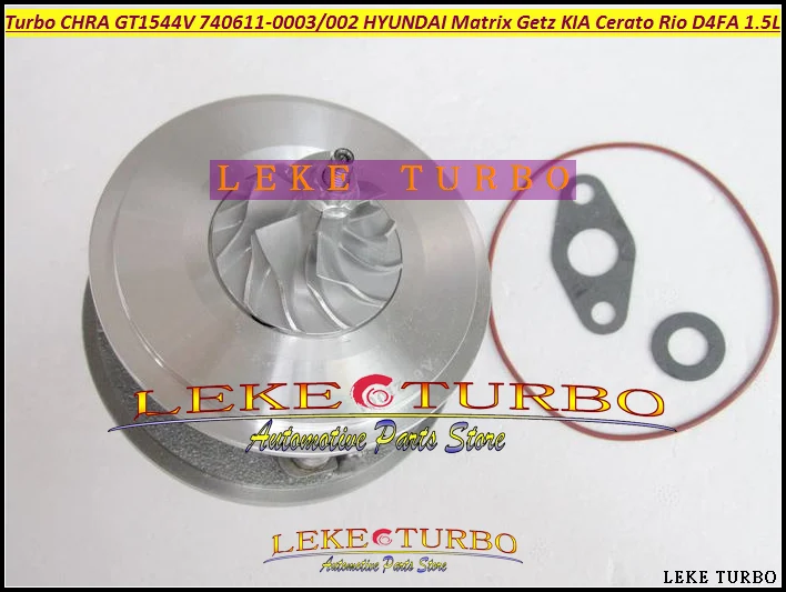 GT1544V 740611 Turbocharger Cartridge Turbo CHRA 740611-0003 740611-0002 782403 HYUNDAI Matrix Getz KIA Cerato Rio D4FA 1.5L (5)