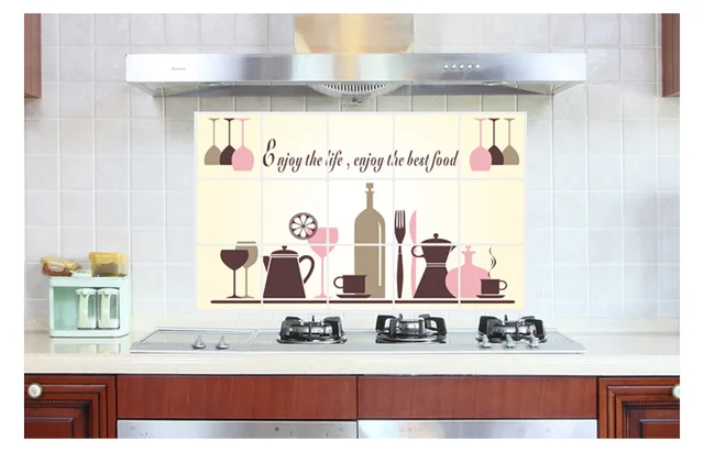 Anti olio Da Cucina Adesivi Murali per la Cucina Poster Da Parete ... Anti olio Da Cucina Adesivi Murali per la Cucina Poster Da Parete ...