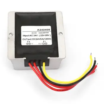 

AC-DC Converter AC24V to DC24V 5A Large Aluminum Shell Power Supply Module Adapter Tools