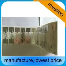 860-960 мГц UHF RFID dogbone RFID метки uhf rfid стикер декор для спорта Бег время забега системы