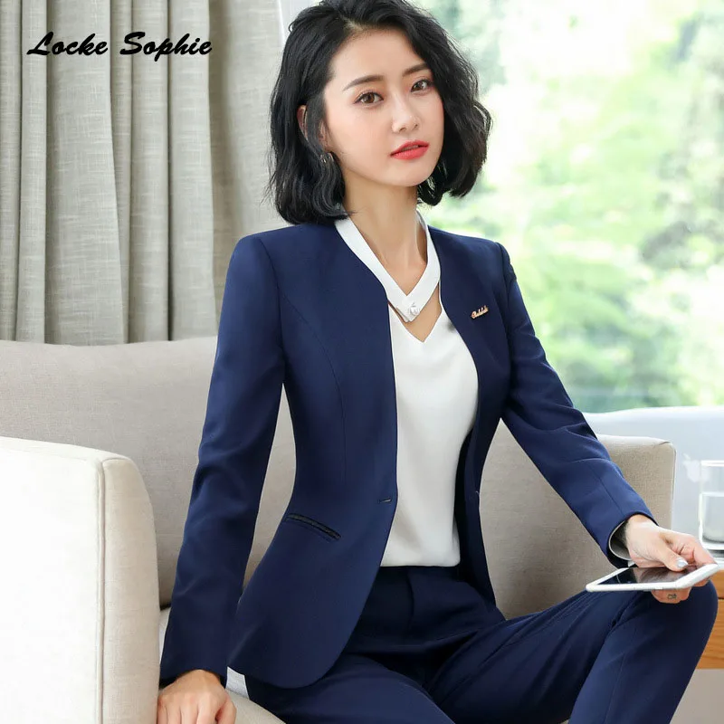 1pcs Women Plus size Blazers coats 2019 Spring Fashion cotton blend V-neck Suits jackets ladies Skinny office Blazers Suits coat