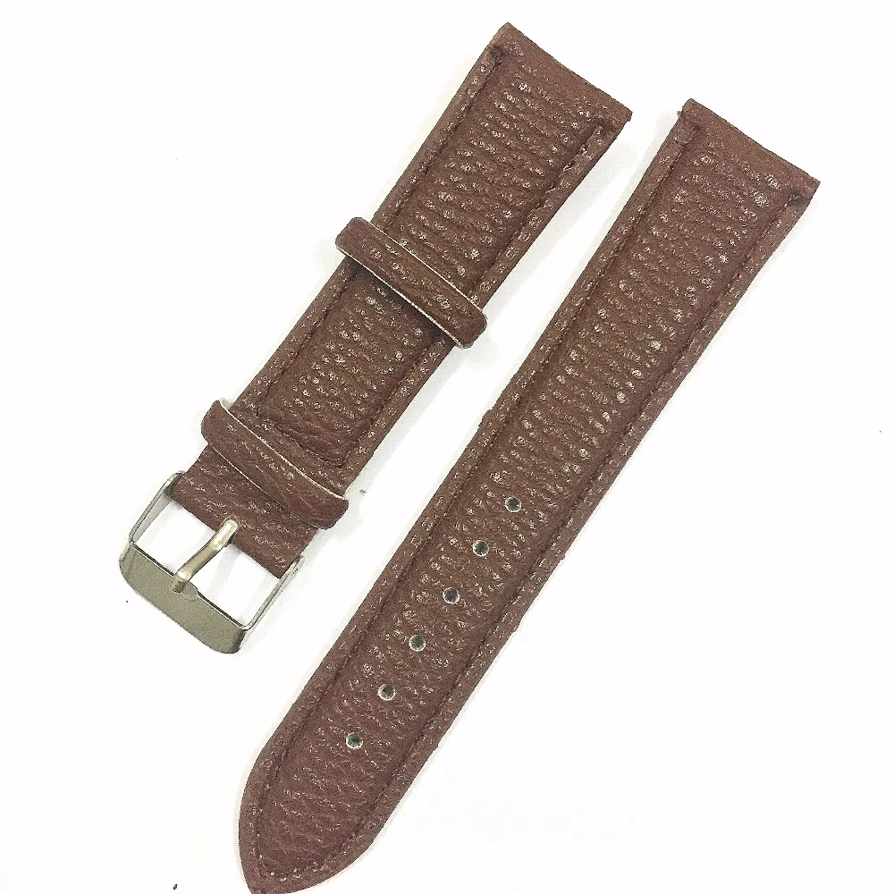 1-PCS-PU-Leather-Watch-Band-20MM-Strap-Watch-Bracelet-Black-Litchi-Pattern-leather-Watchband-Watch (2)