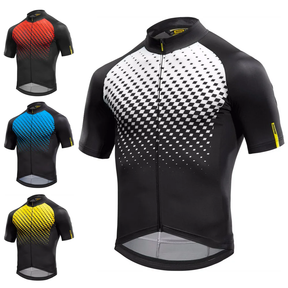 

MAVICycling Jersey 2018 Cycling Clothing Racing Sport mountain bike Jersey Tops Cycling Wear Short Sleeves Maillot ropa Ciclismo