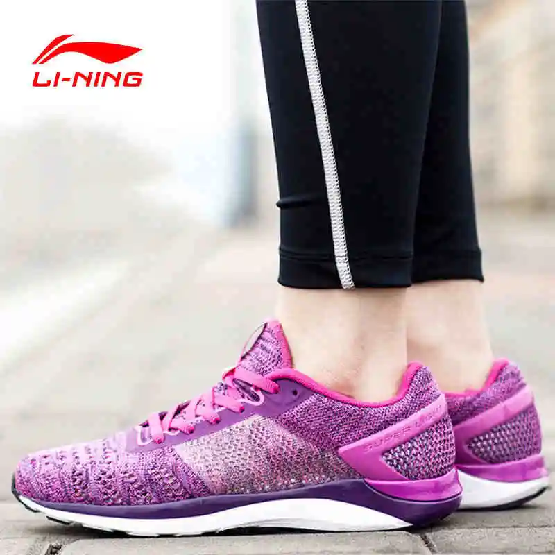 Женские ссветильник беговые кроссовки Li Ning сезон 14 амортизирующие DMX спортивная