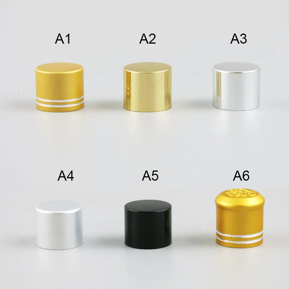 

Wholesale 100 x 18mm Bottle Cap,18mm Aluminum cap, Plastic Cap For 5ml\10ml\15ml\20ml\30ml\50ml\100ml Essential Oil Bottle