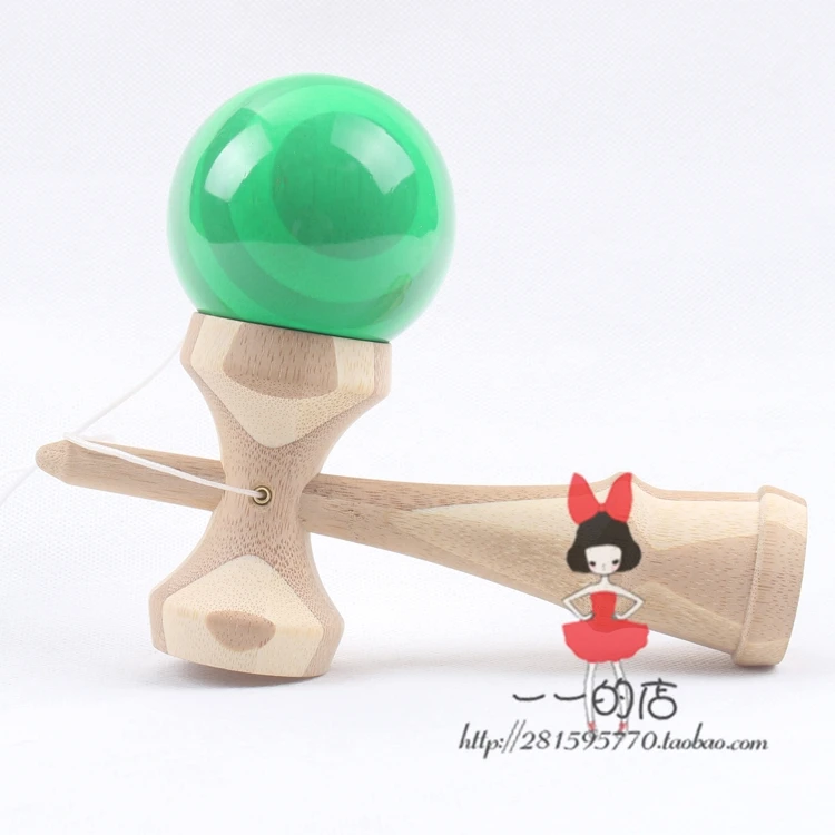 240 шт./лот Fedex IP Bamboo green kendama can degrade Спорт на открытом воздухе для взрослых образовательный бутик