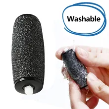 Электрическая машинка для ухода за ногами, педикюрная пилка, 1 шт., средство для удаления жесткой кожи с пескоструйной обработкой, сменные ролики, головки для измельчения, гладкая