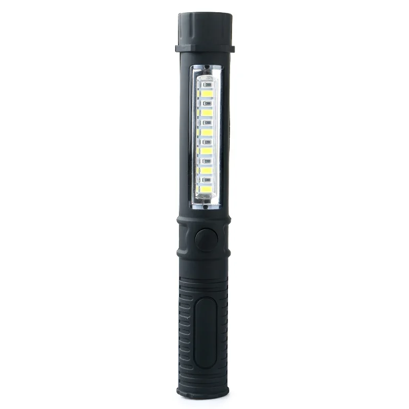 

Portable Light 3 Mode Working Inspection light 12LEDS 5630 with Clip-On bottom Magnet Pocket Penlight Flashlight Handy Torch