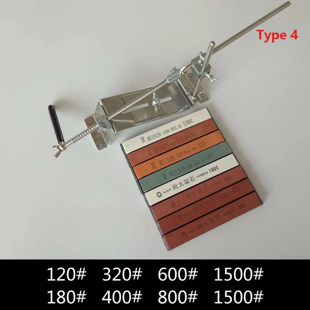 frame x 8ps stone Профессиональная точилка для ножей, инструмент для заточки, кухонные аксессуары, шлифовальный Алмазный точильный камень Afilador de cuchillos - Цвет: frame x 8ps stone