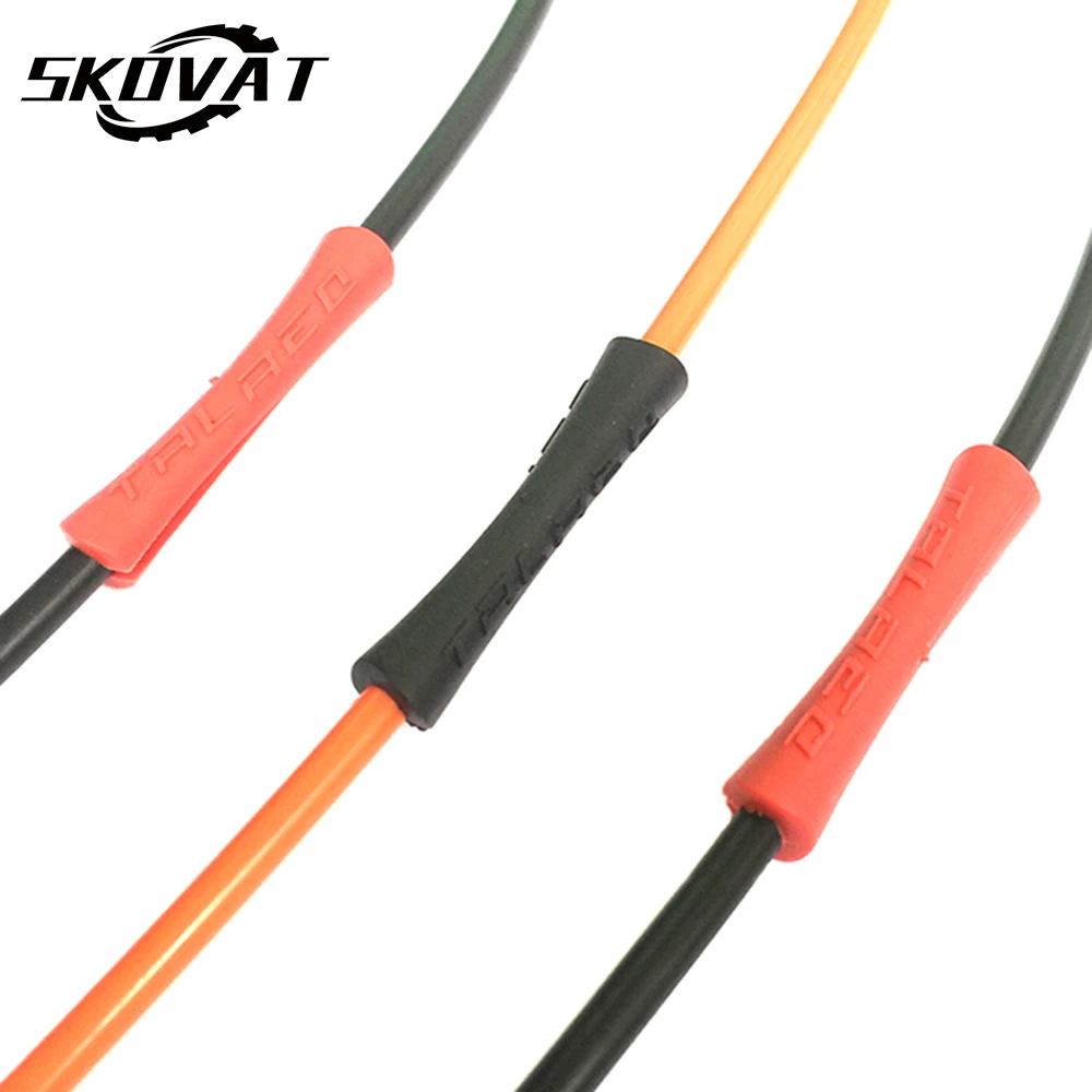 4 шт. резиновые защитные чехлы для велосипедных тормозных тросов brake cable