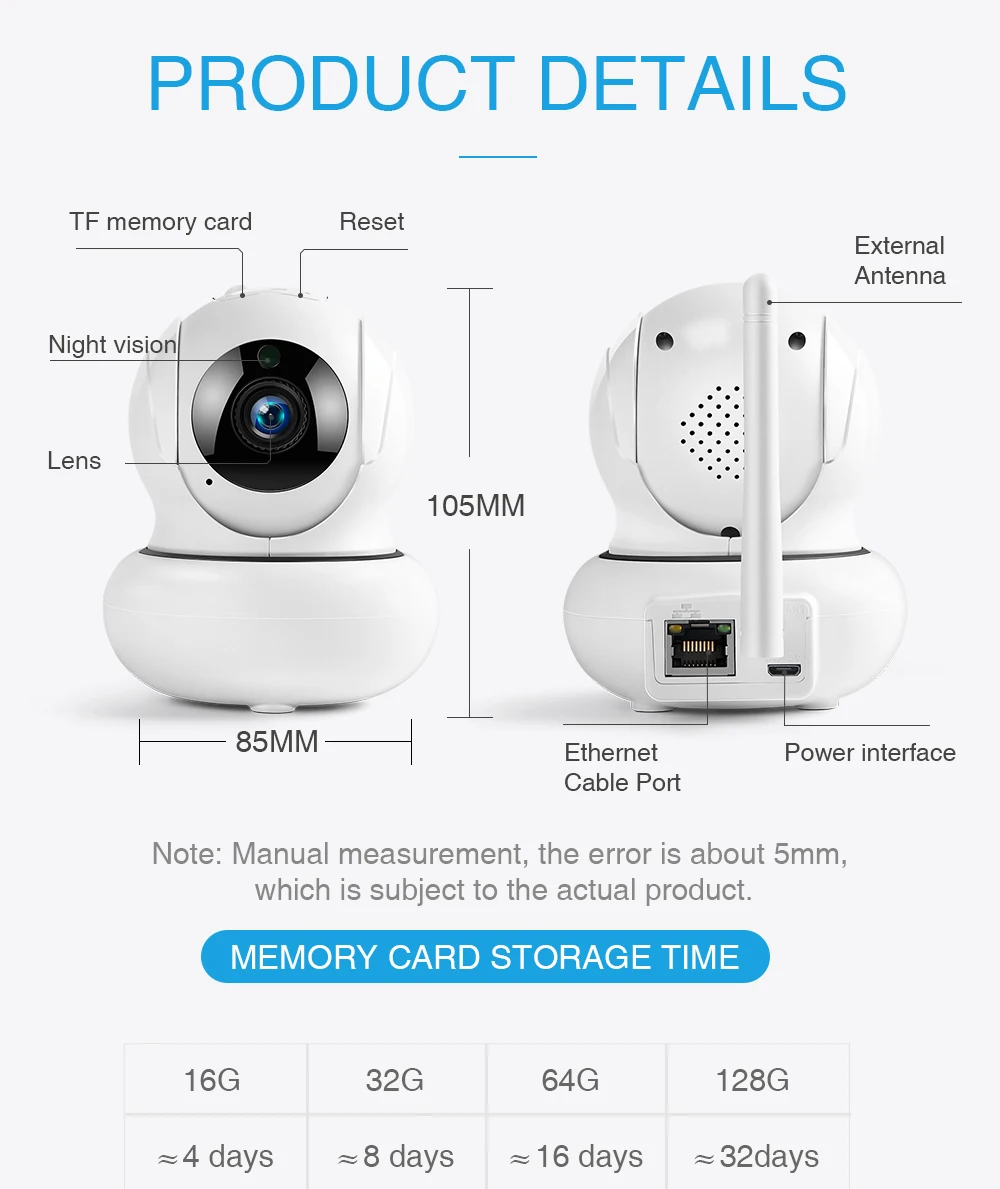 FREDI 4X Zoomable ip-камера 1080P камера наблюдения с автоматическим отслеживанием домашняя камера безопасности беспроводная сеть WiFi PTZ CCTV камера