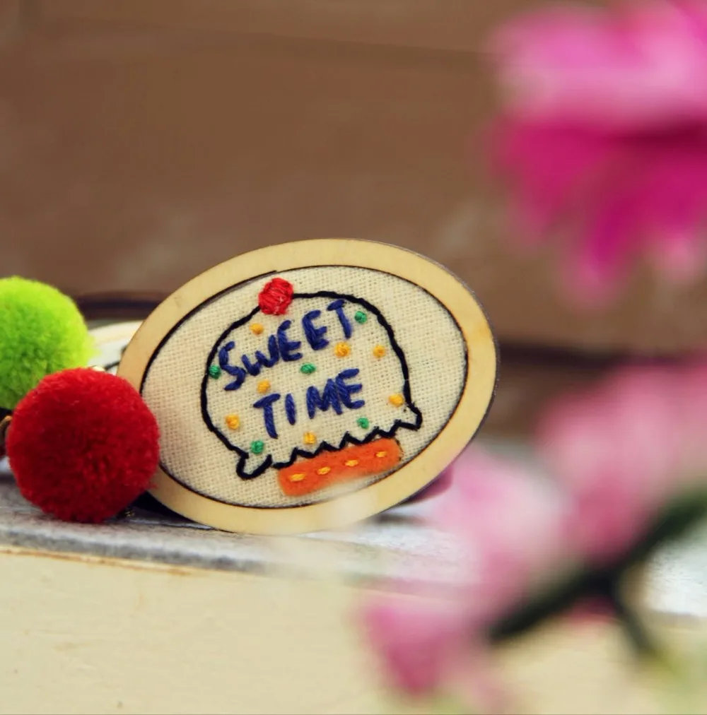 Mini Embroidery Hoop Wooden Mini Crossing Stitch Hoop Mini Ring Embroi –  WoodArtSupply