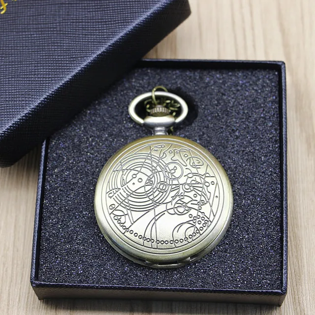 Brand Vintage Bronze Doctor Who Quartz Pocket Watch Best Gift Necklace Pendant S Brand Vintage Bronze Doctor Who Quartz Pocket Watch Best Gift Necklace Pendant S