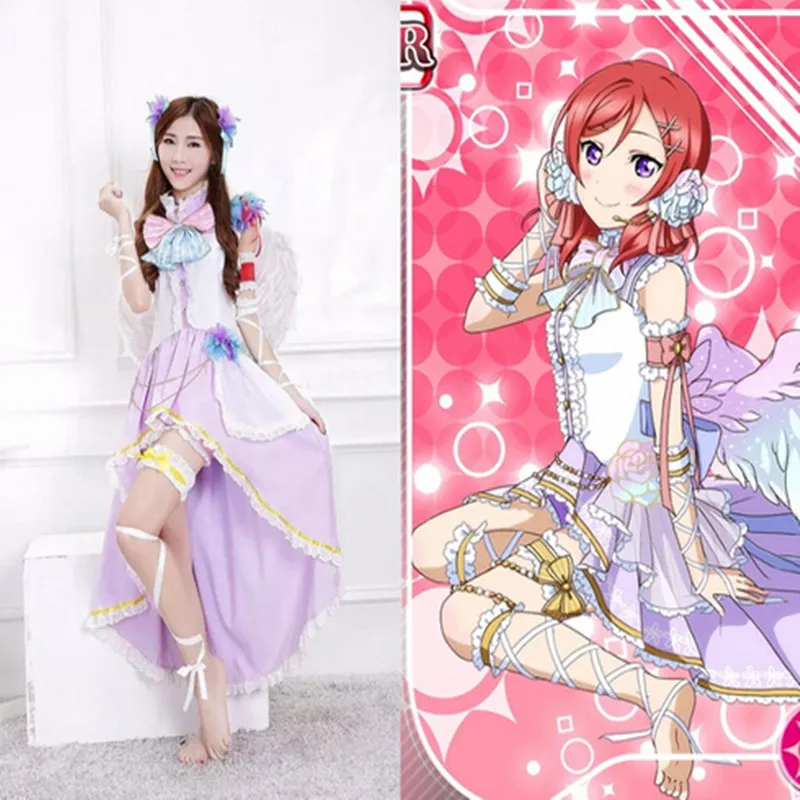 Новое поступление японского аниме Love Live Nishikino Maki Косплей костюмы на Хэллоуин для