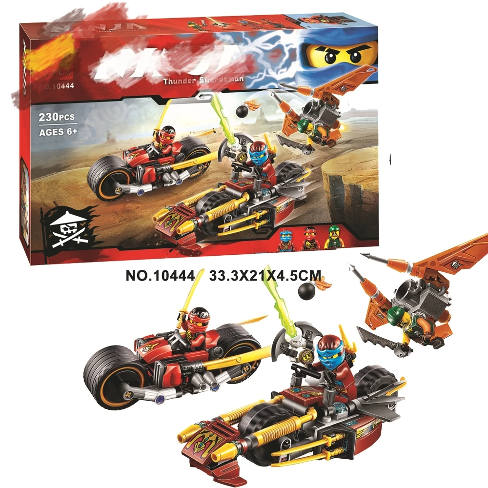 

New Ninjago Ninja Bike Chase Building Blocks Sets Diy Bricks Educational toys 70600 Compatible with Lego Best Gift