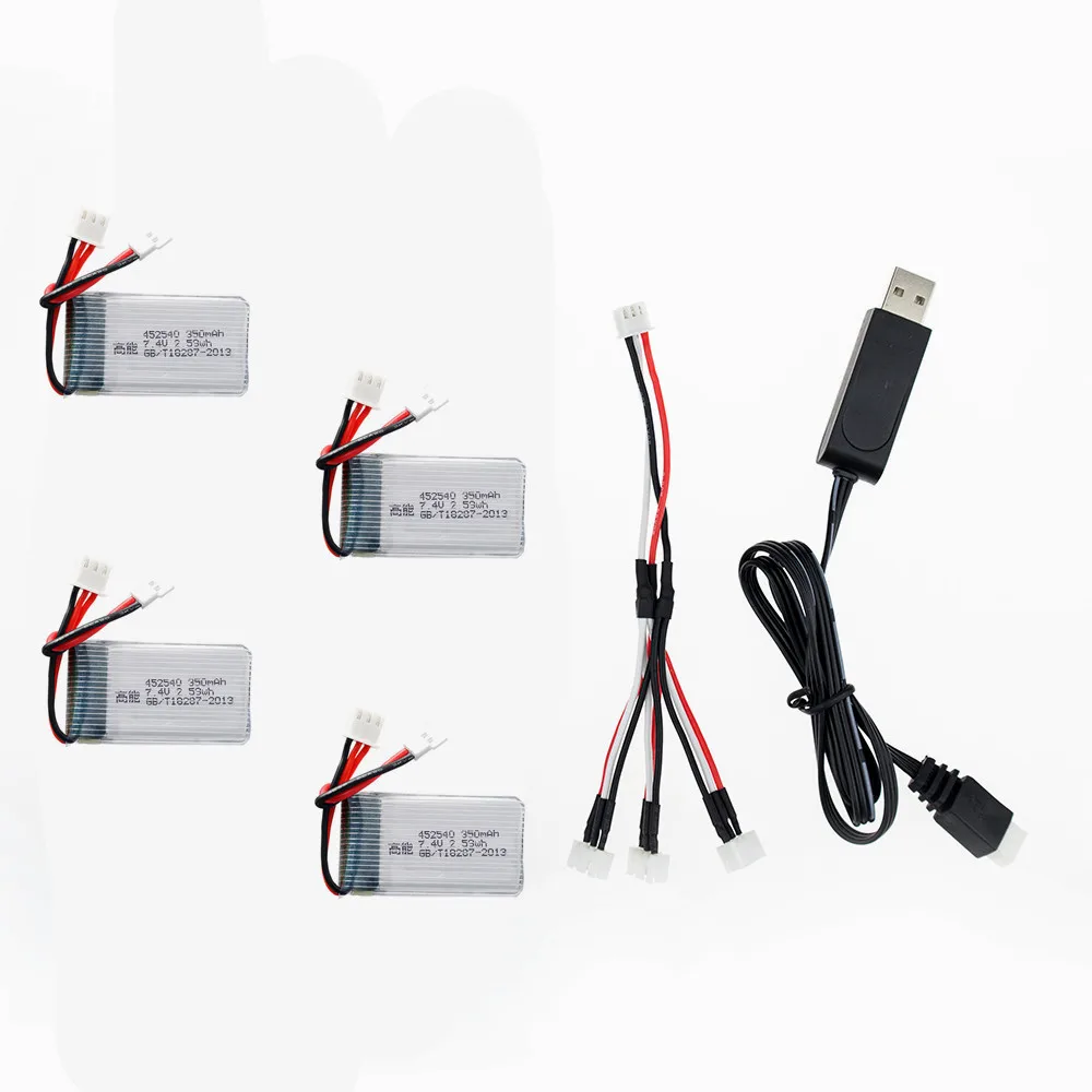 2-3-4-5pcs-7-4V-350mAh-35c-Lipo-Battery-with-usb-charger-and-cable-for (4)