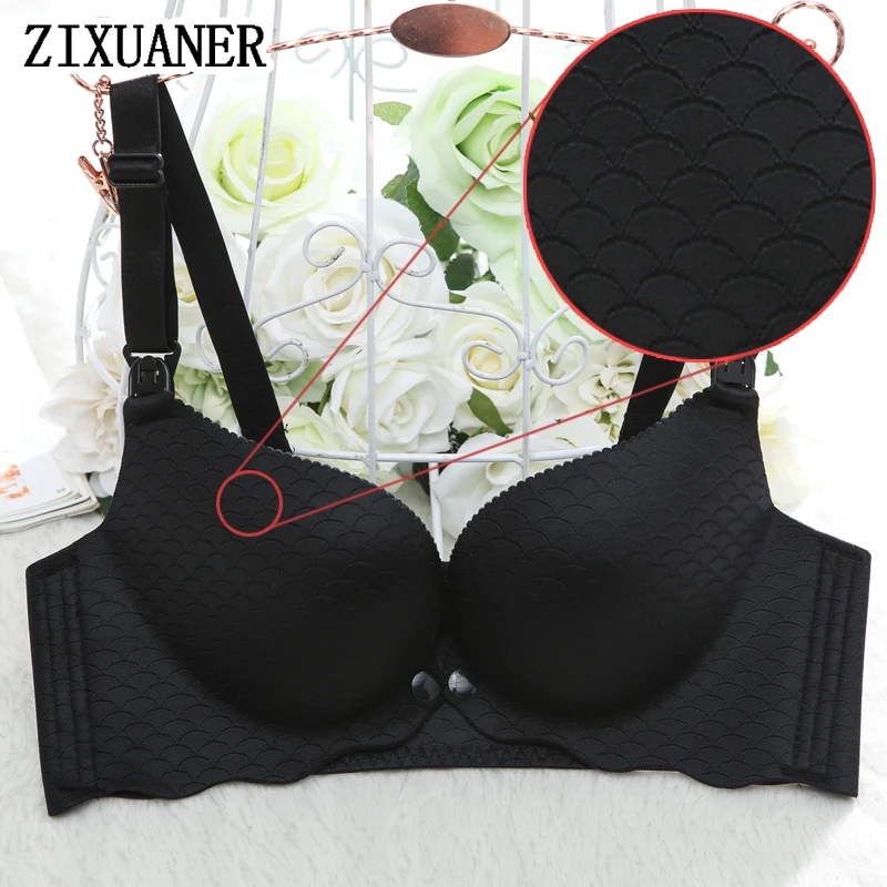 ZIXUANER Sexy Maternity Breast Fedding Bras for Pregnancy Women Nursing