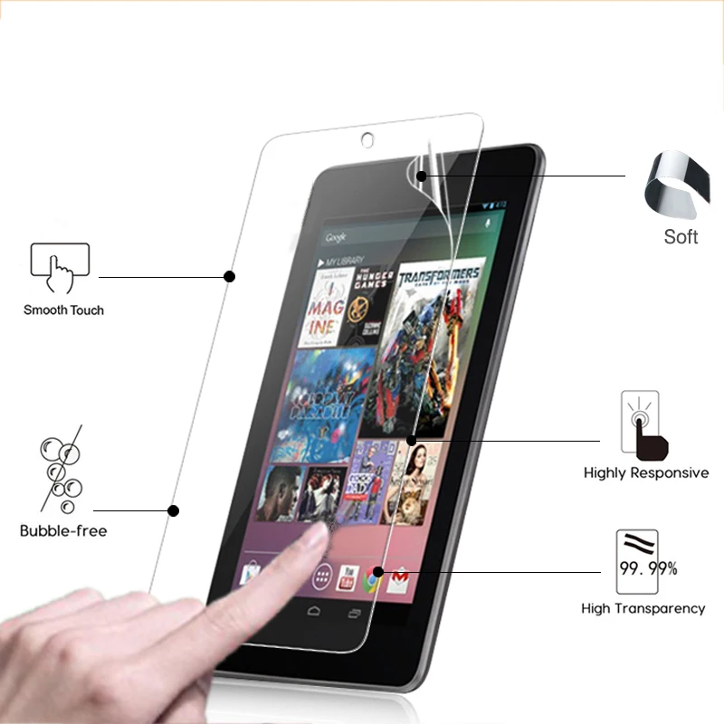 HD LCD Анти-Царапины Защитная пленка для экрана Google Nexus 7 2012 Me370t 0 &quotпланшет
