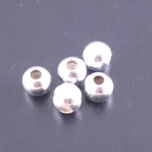 DoreenBeads 200 шт Серебристые гладкие шарики 4 мм в диаметре Новинка