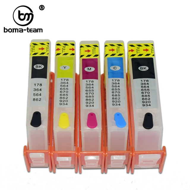 HP564 HP564XL 564 Refillable Ink Cartridges For HP Photosmart C309 C310 C410 c510 7510 7520