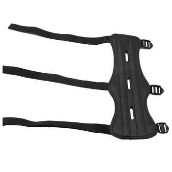 

Shooting Archery Arm Guard Protection Safe Guard PU Leather Archery Arm Protector Safe Strap Armband