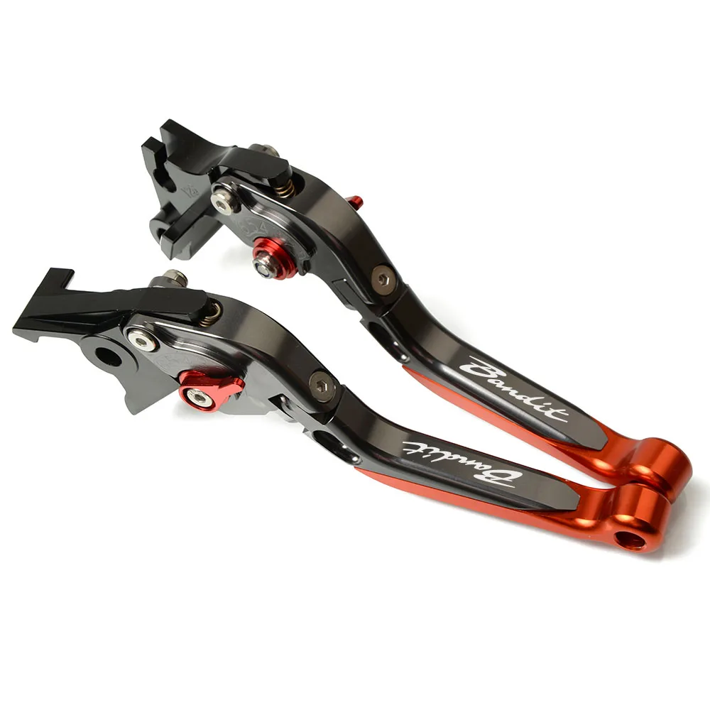 Motocicleta frenos mango plegable ajustable extensible de la motocicleta palancas de embrague de freno para suzuki GSF650 bandido GSF 650, 2005-2006
