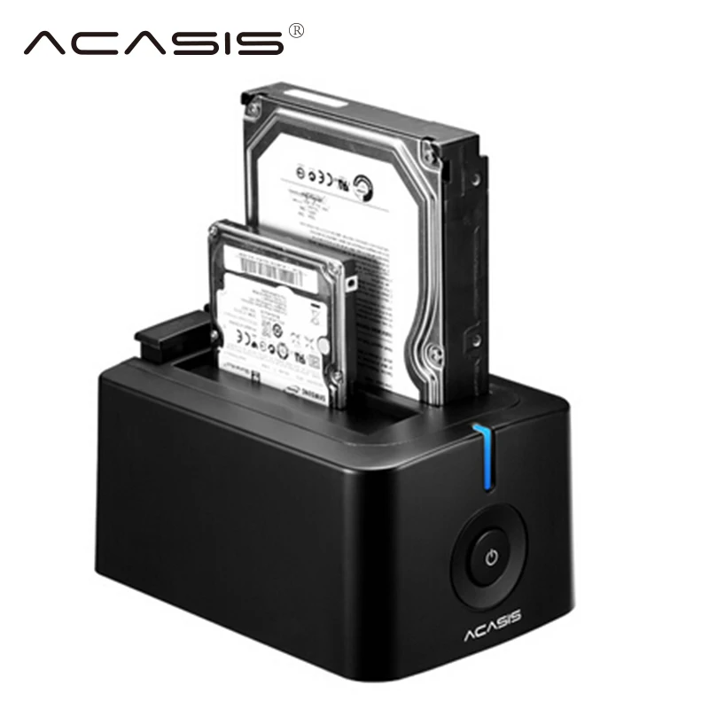 

ACASIS SATA3 USB 3.0 Hard Drive Docking Station for 3.5 inch or 2.5 inch HDD Enclosure Cloning Duplicator Box harddisk enclosure