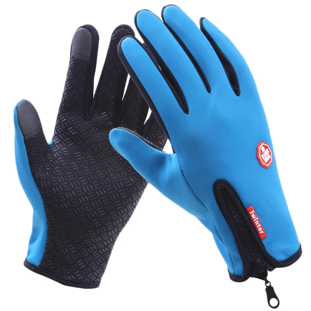 Универсальные велосипедные перчатки, велосипедные перчатки, перчатки для езды на велосипеде с сенсорным экраном, зимние снежные ветрозащитные перчатки для верховой езды, не водонепроницаемые перчатки