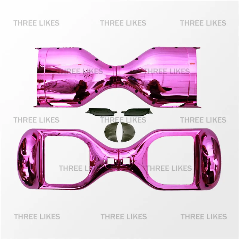 

New Pink Chrome Hoverboard Replacement Outer Cover Case Shell for 2 Wheels 6.5 Inch Smart Self Balancing Electric Scooter Parts