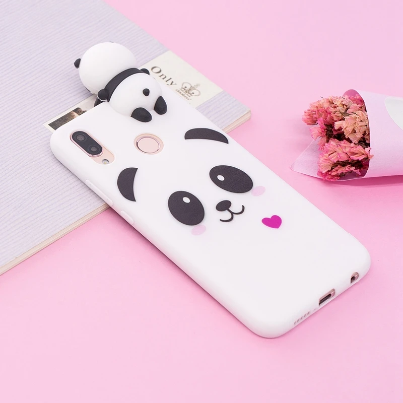 Чехол для Huawei P20 Lite чехол Hawei 3D мультяшная панда единорог Huwawei P 20 задняя