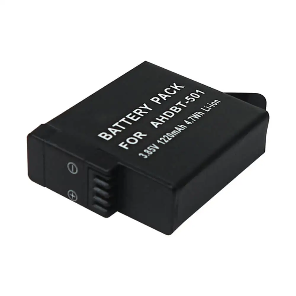 Dual Battery Charger For GoPro Hero5Hero6+2PCS AHDBT-501 AHDBT501 Battery Pack For GoPro Hero 5 GoPro Hero 6 Black Accessories (4)