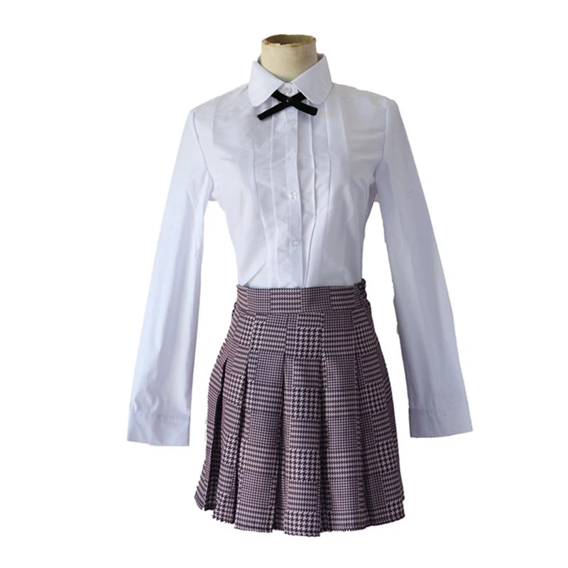 Coshome Kakegurui Compulsive Gambler  Jabami Yumeko Igarashi Sayaka Cosplay Costumes School Girls Uniforms Coat Shirt Skirt Outfit Set (7)