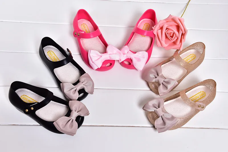 Детские босоножки Туфли для принцессы сандалии с бантом обувь для девочек
