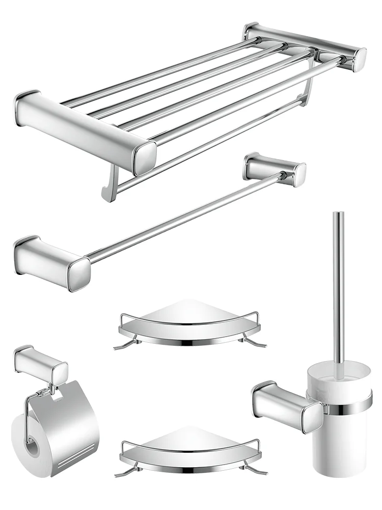 Стойка для полотенец из нержавеющей стали, держатель для ванной комнаты, угловая полка для ванной комнаты, аксессуары для ванной, металлический держатель для зубных щеток