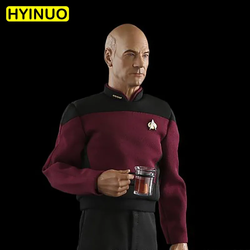 1/6 масштаб следующего поколения TNG Picard сэр Патрик Стюарт O.B.E. Одежда комплект