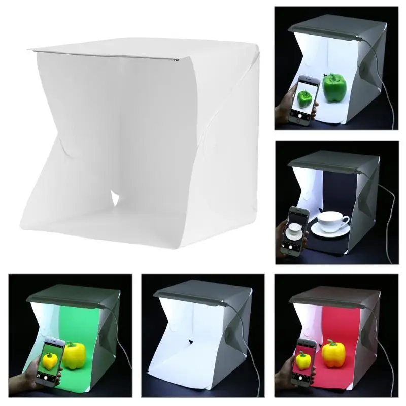 Professional Foldable Camera Photo Studio Soft Box Mini Studio Light Box LED Photography Light Tent Softbox Shooting Station