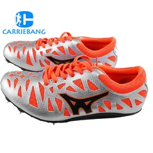 Сверхлегкие беговые кроссовки для мужчин с шипами, резиновые треки, дышащие спортивные кроссовки, спортивная обувь