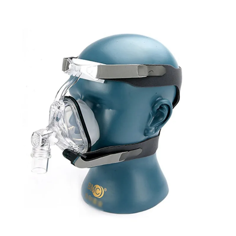 Full Face Mask Auto CPAP BiPAP Mask With Free Headgear White S M L for Sleep Apnea Therapy Portable Cpap Machine MP0203 Full Face Mask Auto CPAP BiPAP Mask With Free Headgear White S M L for Sleep Apnea Therapy Portable Cpap Machine MP0203