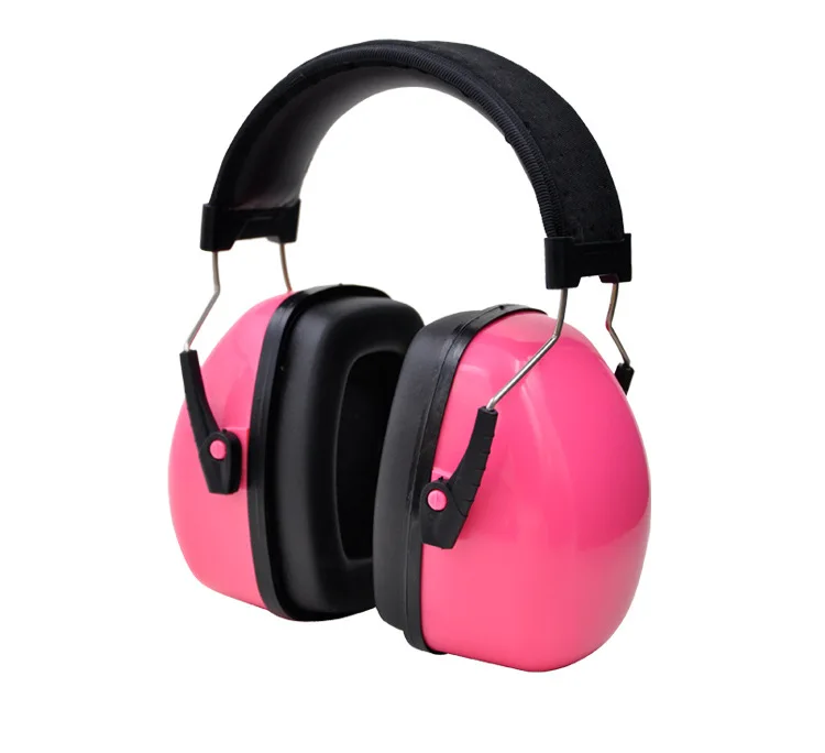 Giantree анти-шум наушники защита от шума ушные муфты Защита слуха для наружного охоты съемки звукоизоляционные для сна - Цвет: Pink