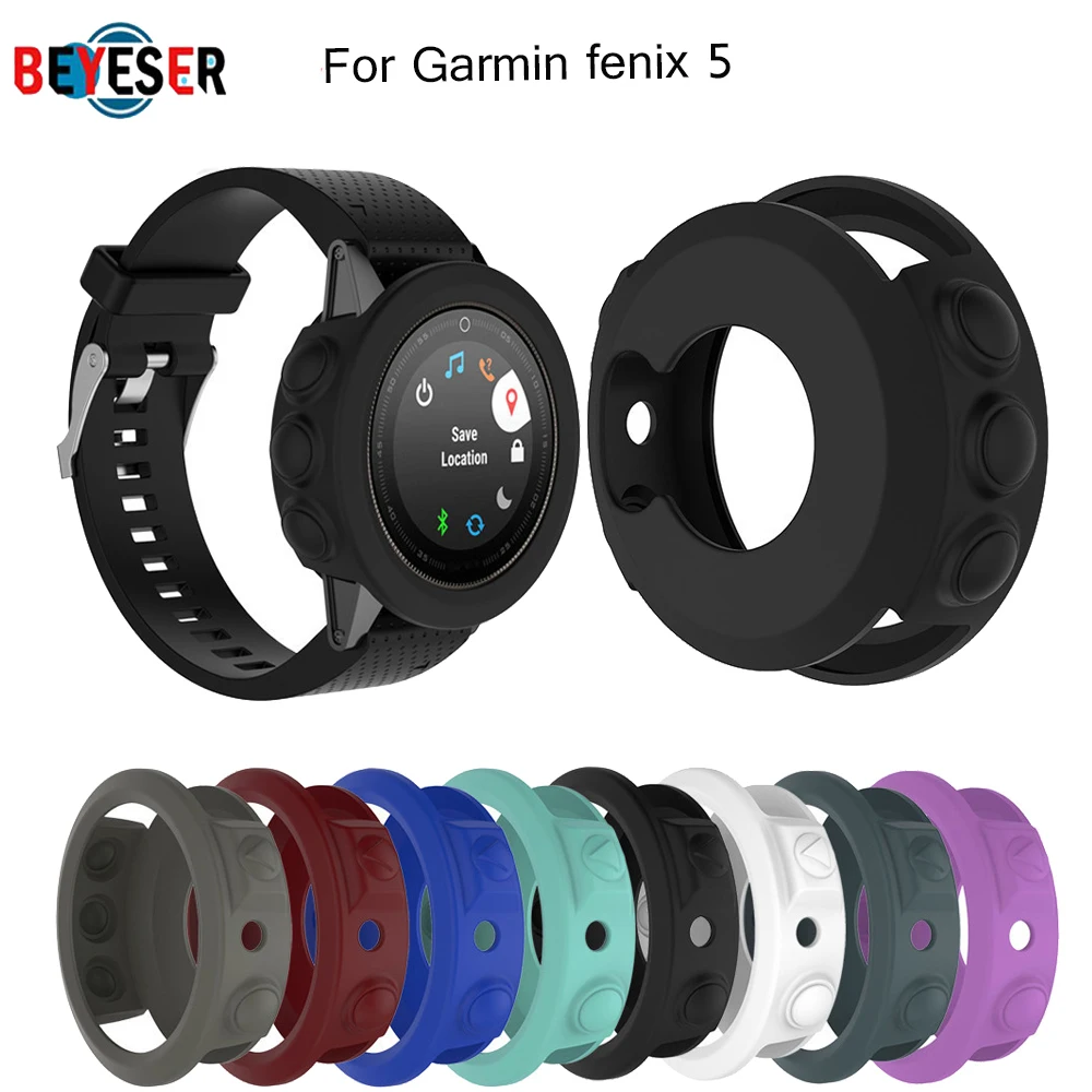 Silicone Protective Case Cover For Garmin fenix 5 fenix 5 plus