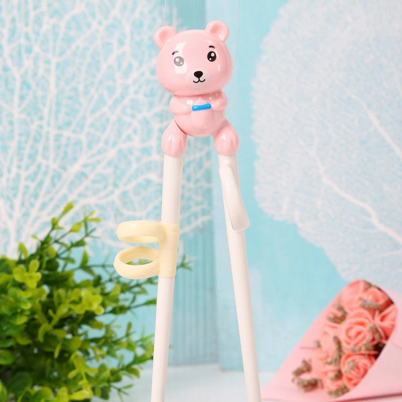 

New 1 Pair Multi Color Cute Learning Training Chopstick Kid Children Chinese Chopstick Learner Gift
