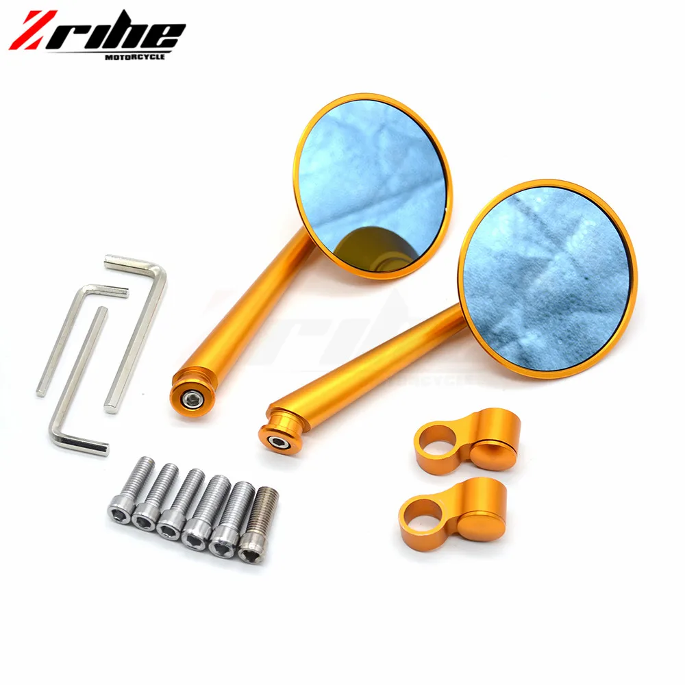 for 1Pair Universal Motorcycle CNC Aluminium Backup Rearview Mirrors accessories mirror For APRILIA RS 50 2000 2001 2002 2003 20