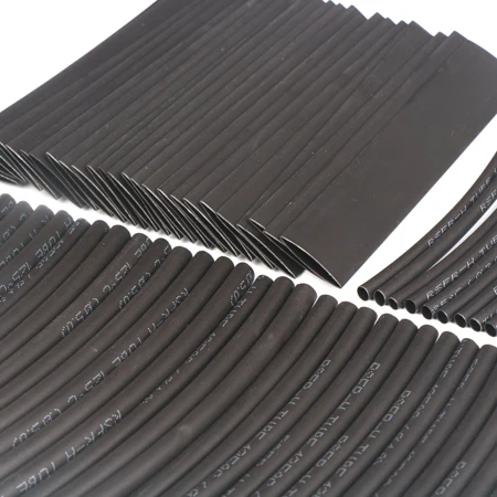 MOZTO Tubo Termorretráctil Gris 2:1 (25mm X 1m): Funda Eléctrica De Polietileno Para Aislar Y Reparar Cables, Uso En Hogar Y Taller